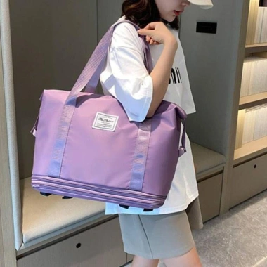 Túi hành lý đeo vai nhiều ngăn bánh xe lăn mở rộng thời trang, chỉ 245.995 VND 5