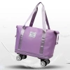 Túi hành lý đeo vai nhiều ngăn bánh xe lăn mở rộng thời trang, chỉ 245.995 VND 6