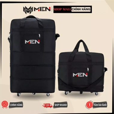 Túi Hành Lý Gập Lại 5 Bánh Xe, Ngăn Kéo 3 Size M.E.N cho Công Tác Du Lịch