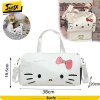 Túi Hello Kitty hình trụ đa năng du lịch thể thao, đeo vai, dung lượng lớn, ngăn giày tách biệt - Giá chỉ 121.999 VND