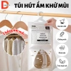Túi hút ẩm 2 ngăn, chống mốc nồm, móc treo tủ quần áo & giày - 9.000đ