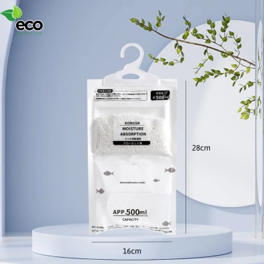 Túi hút ẩm 2 ngăn ECO, chống mốc, ẩm, có móc treo tủ quần áo, giày - Giá 9.200₫ 9 Túi hút ẩm 2 ngăn ECO, chống mốc, ẩm, có móc treo tủ quần áo, giày - Giá 9.200₫ 9