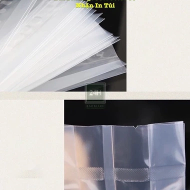 Túi hút chân không 1kg không xếp hông định hình - bảo quản đồ khô, đựng gạo, giá ưu đãi 100k 7