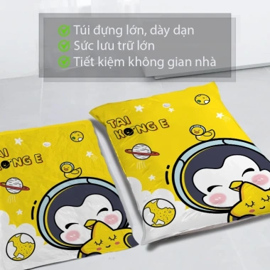 Túi hút chân không bảo quản quần áo, chăn màn - Tiết kiệm chỗ, giá 18.868 VND 4