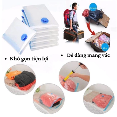 Túi Hút Chân Không Chống Ẩm Mốc Đựng Quần Áo Chăn Màn Dọn Tủ Gọn Gàng 15.000đ 3 Túi Hút Chân Không Chống Ẩm Mốc Đựng Quần Áo Chăn Màn Dọn Tủ Gọn Gàng 15.000đ 3