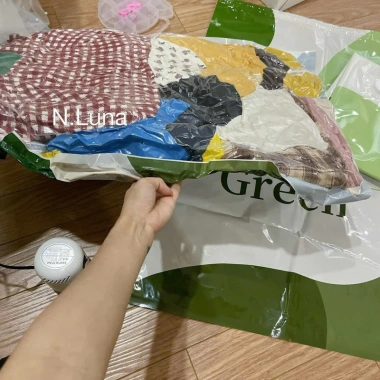 Túi hút chân không đa năng công nghệ Nhật Bản + bơm, đựng quần áo chăn ga, mua 6 tặng 1, chỉ 166.000đ