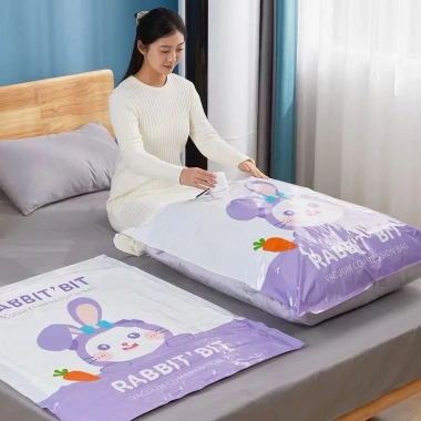 Túi hút chân không đa năng đựng quần áo và chăn màn, khóa zip kín khí - Tiết kiệm không gian, giá 12.979 VND