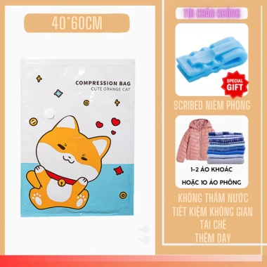 Túi Hút Chân Không Đựng Quần Áo, Chăn Gối – Tiết Kiệm Diện Tích, Chống Ẩm Mốc, PE Dai, Chống Rò Khí – 9.900₫