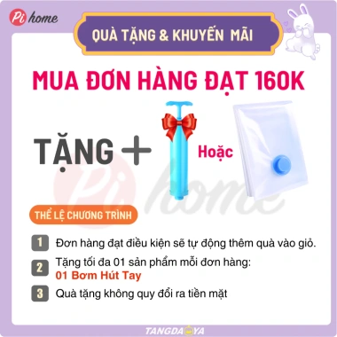 Túi hút chân không đựng quần áo và máy hút, chăn ga - Tiện lợi du lịch, chỉ 16.200₫