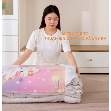 Túi Hút Chân Không HELLOSHOP - Quần Áo, Chăn Gối Dày Gấp Đôi, Van Chống Rò Rỉ, Ngăn Nấm Mốc - 15.799₫ 7
