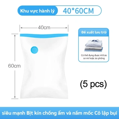 Túi Hút Chân Không Keycool Đựng Quần Áo Tiết Kiệm Không Gian, Dùng Nhiều Lần - Giá 62.000₫