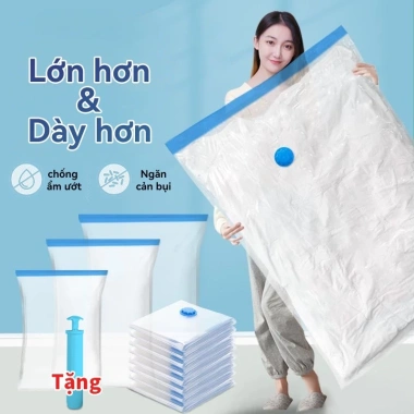 Túi Hút Chân Không Siêu Dày Đa Thước, Trong Suốt Tiện Lợi, Kín Hơi Bền Bỉ