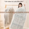 Túi Hút Chân Không Treo Váy và Áo Khoác XIUGIA Dày Dặn - 5 Lỗ Treo, Tùy Chọn Bơm Hút, Giá 52.000 VND 4