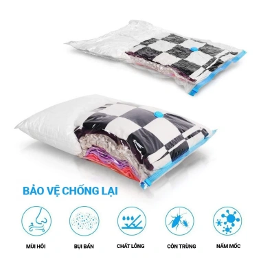 Túi Hút Chân Không UUOY Đựng Quần Áo, Chăn Màn Nén Khí Tiết Kiệm Diện Tích - 89.000đ 9