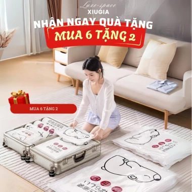 Túi hút chân không VAN3D công nghệ Nhật Bản - Đựng quần áo, chăn màn, ga gối chỉ 20.000đ