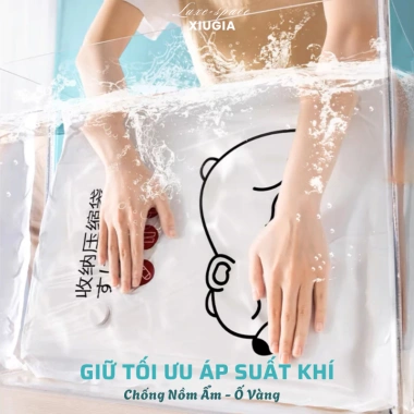 Túi hút chân không VAN3D công nghệ Nhật Bản - Đựng quần áo, chăn màn, ga gối chỉ 20.000đ