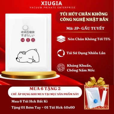 Túi hút chân không VAN3D công nghệ Nhật Bản - Đựng quần áo, chăn màn, ga gối chỉ 20.000đ
