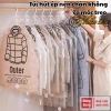Túi hút nén chân không + móc treo 360 chống nhăn, bảo vệ quần áo, chăn màn - Giá 15.000đ