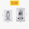 Túi hút nén chân không + móc treo 360 chống nhăn, bảo vệ quần áo, chăn màn - Giá 15.000đ 2