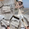 Túi Jac ngang be vải size 20 full hộp kèm dây đeo chéo chuẩn súp 265.000đ