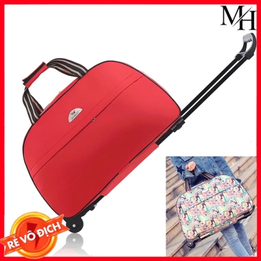 Túi kéo du lịch 20 inch có bánh xe, vải chống thấm cao cấp, nhiều màu, hàng đẹp - Giá chỉ 222.000₫
