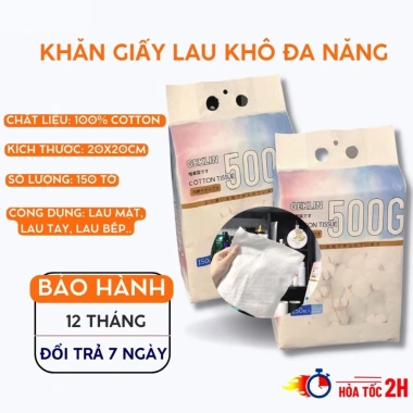 Túi Khăn Rút Lau Đa Năng GEN.LIN 500g 150 Tờ - Giá Ưu Đãi 54.999₫ 2