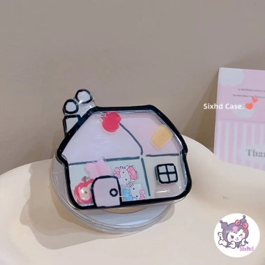 Túi Khí Đỡ Điện Thoại Đôi Dễ Thương Gấp Kính, Chống Thả, Hút Phụ - 33.000đ