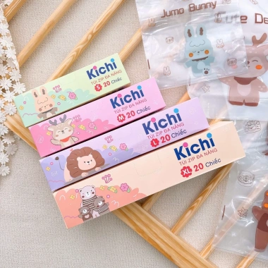 Túi khóa Zip đa năng Kichilachi nhiều size - Đựng quần áo, đồ sơ sinh, phụ kiện dẻo dai, tiện lợi, giá 25.200 VND 7