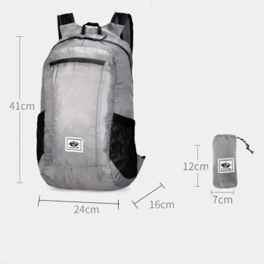 Túi leo núi gấp SIRENXI 20L chống nước, siêu nhẹ, gập lại, hai vai - Phụ kiện du lịch giải trí 2