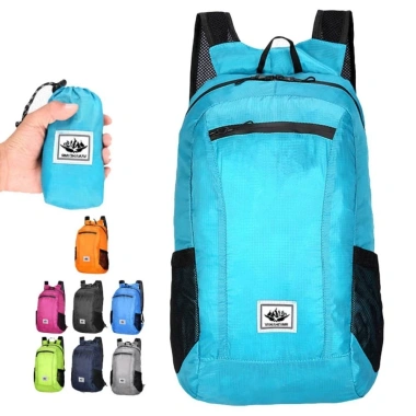 Túi leo núi gấp SIRENXI 20L chống nước, siêu nhẹ, gập lại, hai vai - Phụ kiện du lịch giải trí 6