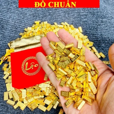 Túi Lộc Mini Cây Vàng 9.999 Combo 20/50 Thỏi - Phong Thủy Két Sắt Giá 7.420₫ 6 Túi Lộc Mini Cây Vàng 9.999 Combo 20/50 Thỏi - Phong Thủy Két Sắt Giá 7.420₫ 6