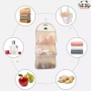 Túi Lưới 3 Tầng Treo Đồ Lót Tất Vớ Có Móc Gấp Gọn Giỏ Đựng Cá Nhân 5