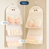 Túi lưới đa năng 3 ngăn đựng đồ lót, vớ, quần áo - gọn gàng, treo tủ, giá chỉ 38.000đ