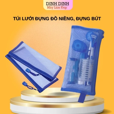 Túi lưới đa năng Dinh Dinh - Đựng đồ vệ sinh răng niềng, bút, giá ưu đãi 15.900₫