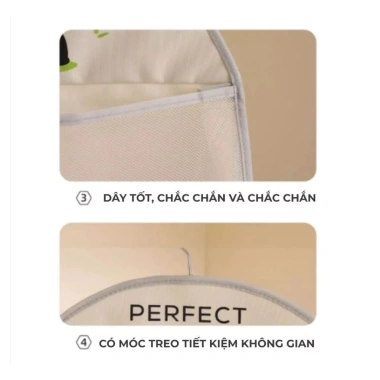 Túi lưới đa năng đựng đồ lót, tất vớ, móc treo tủ quần áo - tiện lợi, giá 21.000₫ 9