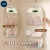 Túi Lưới Đa Ngăn 1-3 Ngăn Treo Móc Rộng, Đựng Quần Áo & Đồ Nhà Bếp Đa Năng