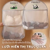 Túi Lưới Đa Ngăn 1-3 Ngăn Treo Móc Rộng, Đựng Quần Áo & Đồ Nhà Bếp Đa Năng 5