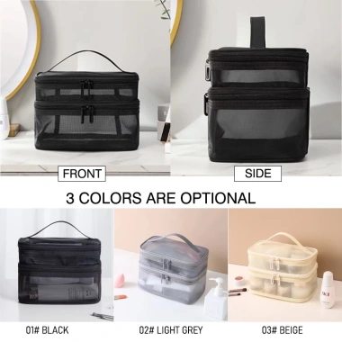 Túi lưới Derf hai lớp trong suốt - Đựng mỹ phẩm đa năng, nhẹ, bền, giảm giá 17% - Chỉ 92.664₫ 8 Túi lưới Derf hai lớp trong suốt - Đựng mỹ phẩm đa năng, nhẹ, bền, giảm giá 17% - Chỉ 92.664₫ 8
