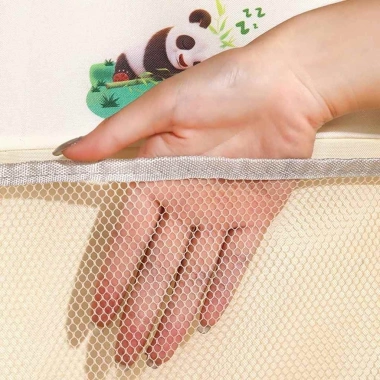 Túi lưới đựng đồ lót, tất vớ, họa tiết gấu trúc 3 ngăn - SA888, giá ưu đãi 27,190₫