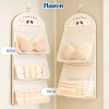 Túi Lưới Đựng Đồ Lót Tất Vớ Treo Tủ Quần Áo - Giỏ Đa Năng 1-2-3 Ngăn Gọn Gàng, 44k