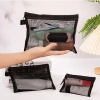 Túi Lưới Đựng Mỹ Phẩm Đen Có Khóa Kéo - OKDEALS Giá 27.000, Dành Cho Nữ 7