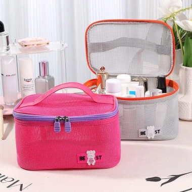 Túi Lưới Đựng Mỹ Phẩm Dung Tích Lớn - Tiện Ích Đi Biển, Giá Chỉ 82.000₫