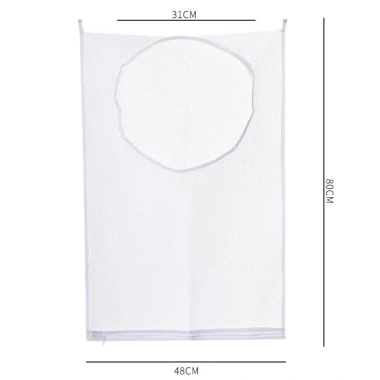 Túi lưới đựng quần áo bẩn treo tường - Tiện lợi, Giá chỉ 39.000đ 5