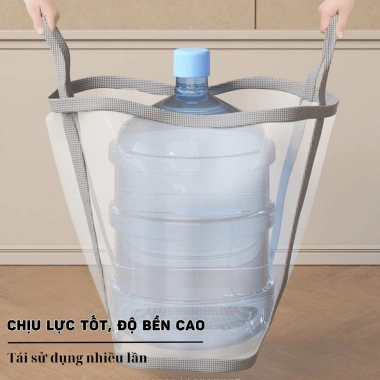 Túi Lưới Gấp Gọn Đựng Quần Áo, Đồ Dùng Giỏ Đồ Thoáng Khí Bền Đẹp 89.000 VND 7