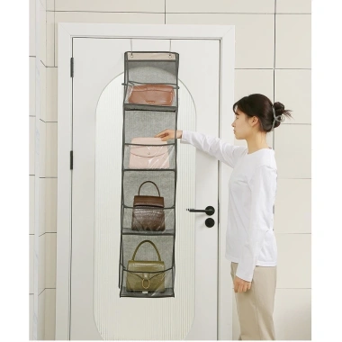 Túi lưới nhựa 3 chiều treo cửa sau 4-6 tầng - Đựng đồ gia đình, tiết kiệm chỗ 8 Túi lưới nhựa 3 chiều treo cửa sau 4-6 tầng - Đựng đồ gia đình, tiết kiệm chỗ 8