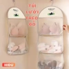 Túi Lưới Treo Đồ Lót 3 Tầng Gấp Gọn Có Móc Giỏ Đựng Cá Nhân Tiện Lợi Tủ