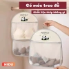 Túi Lưới Treo Đồ Lót 3 Tầng Gấp Gọn Có Móc Giỏ Đựng Cá Nhân Tiện Lợi Tủ 3