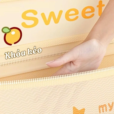 Túi lưới treo tường 3 ngăn hoạt hình dễ thương, đồ lót, tất vớ tiện dụng 79.000₫