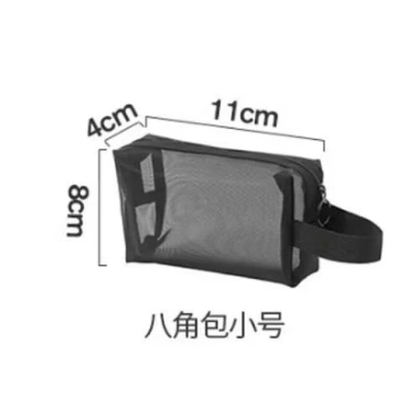 Túi Lưới Trơn Đựng Mỹ Phẩm MELODY.COSMETIC Cầm Tay Có Khóa - Dùng cho Makeup & Vệ Sinh