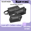 Túi lưới trơn Kuromi Cosmetics đựng mỹ phẩm, makeup cầm tay, khóa kéo 29.800₫
